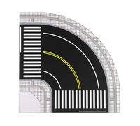 F Fityle Ornement de route miniature au 1/64, simulant une rue de ville miniature, scène de ville pour gare, accessoires de micro-, Secteur