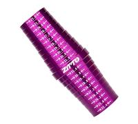 F Fityle Outil de Mesure de la Tige de Selle de vélo, Outil de Mesure de la Taille de la Tige de Selle de vélo, jauge de Taille de 25mm à 31.8mm, mesureur de, Violet