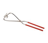 F Fityle Outils De Poterie en Métal Dégoulinant De Handcraft D'outil d'argile De Pinces avec La Couverture en Caoutchouc Rouge
