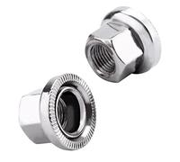F Fityle Paire Écrous D'axe De Roue De Vélo BMX Route Piste Fixie Vintage Arrière M10