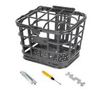 F Fityle Panier de Rangement pour Vélo Électrique, Support Léger en PP avec Couvercle pour Chien, Accessoires de Vélo, Installation Rapide, pour Transport d'affaires au Quotidien, Pas de Doublure