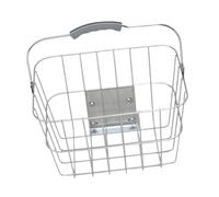 F Fityle Panier vélo avec Rangement intégré, idéal pour Transporter des Animaux. Facile à Installer, Pratique et Robuste, il est Parfait pour Le Shopping, Acier Inoxydable, avec PoignÉe
