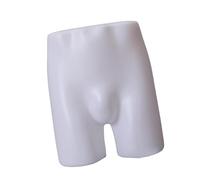 F Fityle Panty Mannequin Torse Support pour sous-vêtements Modèle Bas Du Corps pour Briefs Accessoire de Présentoir Créatif En PP Rack Portable Adapté à L'Expo, Blanc