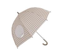 F Fityle Parapluie Kids Parapluie Droit Parapluie de Parapluie Imperméable Fonction Coupe-Vent Fabriqué en Polyester Léger Portable pour Enfants Adapté, Kaki