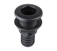 F Fityle Passe-Coque pour Bateaux, remplace Le raccord de trop-Plein de vidange Marine, Compatible avec Les tuyaux d'évacuation d'eau de cale, Les eaux, Noir 9.9 X 6 X 6 Cm