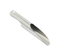 F Fityle Pelle à Main Ronde en Acier Inoxydable pour Le Jardinage et la Cuisine, idéale pour rempoter, Planter des Fleurs et Travailler la Terre, 23cmx4cm