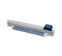 F Fityle Perforateur de 30 Trous pour Pochette de Bureau, en métal Durable, réglable et Polyvalent, perforateur de Trous à Main, perforateur de Papier A4 pour, Bleu