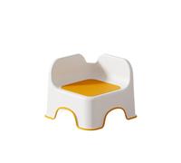 F Fityle Petit tabouret pour enfants, banc de douche, tabouret ergonomique, léger et stable, tabouret de salle de bain pour salle de bain, chambre à coucher, Orange