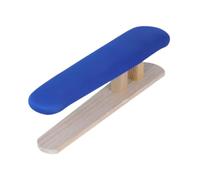 F Fityle Petite planche à repasser, Base en bois, bord élastique, couverture de remplacement, tabouret de repassage pour la maison, couture, manchettes, Bleu 57cmx13cmx16cm