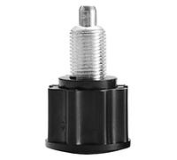 F Fityle Pièces de Rechange de Bouton de Ressort de goupille de Traction pour l'équipement de vis de réglage de Forme Physique à la Maison, Noir, M16 Diamètre 38mm