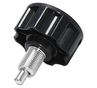 F Fityle Pièces de Rechange de Bouton de Ressort de goupille de Traction pour l'équipement de vis de réglage de Forme Physique à la Maison, Noir, M16