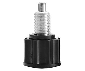 F Fityle Pièces de Rechange de Bouton de Ressort de goupille de Traction pour l'équipement de vis de réglage de Forme Physique à la Maison, Noir, M16 Diamètre 38mm