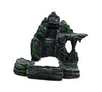F Fityle Pierre Montagne pour Aquarium, Accessoires pour Aquarium (décoration rocailleuse et), en Forme Grotte pour Aquarium.