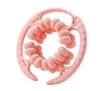 F Fityle Pince de Jambe Circulaire 32 Roues, Accessoires pour Bras, Anneau de Massage Musculaire portatif, Outil de Massage pour l'intérieur, Les, Rose