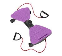 F Fityle Planche, brûleur de Abdominale, avec Massage des Pieds, équilibre, avec Bandes de résistance, Machine à la Taille, Disque de, Violet Noir