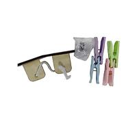 F Fityle Planche occupée en Bois Accessoires de Bricolage Aides pédagogiques Activités d'apprentissage Planche d'activité Portable de développement pour Les, Pinces à vêtements