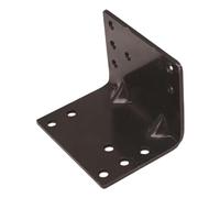 F Fityle Plaque de montage pour treuil de remorquage, compatible avec les treuils manuels de 1 200/1 800 livres, angle droit, surface antirouille, assemblage