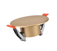 F Fityle Plaque de recouvrement pour trous de luminaires encastrés, fixation murale facile, avec boucle de fixation, pour les trous de climatisation dans une, or