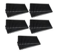 F Fityle Plateau de démarrage de semis 10x, Plateaux de Bouchons de semis réutilisables, épaissis à 128 Trous pour la Germination du Jardinage, Multi-Inserts, 80g