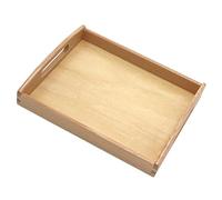 F Fityle Plateau de Service En Bois, Plateau En Bois éducatif Montessori Léger et Durable, Plateaux En Bois, pour L'activité Montessori, Activités D'enseigneme, Petit