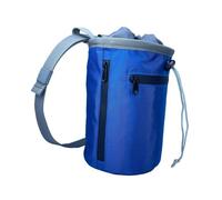 F Fityle Pochette de Rangement pour magnésie avec Fermeture à Cordon et Poche zippée, idéale pour l'haltérophilie, la Gymnastique et Le Bowling, Bleu