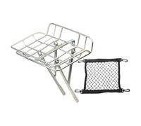 F Fityle Porte-Bagages de vélo en Alliage d'aluminium, Pratique pour Faire Ses Courses et Transporter des vélos en extérieur pour Hommes et Femmes, Argent