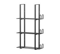 F Fityle Porte-boîtes à gants triple, distributeur d'essuie-tout, présentoir à 3 niveaux pour mouchoirs en papier, idéal pour laboratoire et