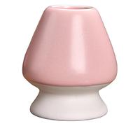 F Fityle Porte-Fouet Matcha en Porcelaine, Support de Fouet Traditionnel Matcha Chasen pour débutants, Rose