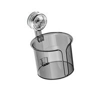 F Fityle Porte-Rouleau de Papier Toilette à Ventouse, Organiseur de Vaisselle de Cuisine, Polyvalent, sans perçage, Amovible, Solide, étagère Murale, Gris Transparent