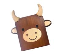 F Fityle Porte-ustensiles en Forme Vache, étagère Rangement pour la Cuisine, Accessoires décoration pour la Maison et Le Bureau, boîte à Fournitures