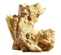 F Fityle Pot de Fleurs en Bois Flotté Artificiel, Statue Irrégulière, Vase Créatif, Trou Mulri, Pot de Fleurs pour Chambre à Coucher, Bureau, Bois