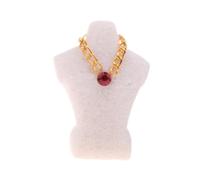 F Fityle Présentoir de colliers pour maison de poupée, présentoir de colliers pour maisons de poupées, ornement de maison de poupée 1:12, modèle de support de, Blanc