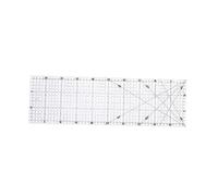 F Fityle Quilting Ruler Rectangle Règle Acrylique Transparente Coupe Tissu Couture Template pour Marquages Nets Artisanat Textile Outil de Traçage Couture Règl, 6 Pox20 Po
