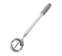 F Fityle Ramasse-balles Golf Portable, Outil ramassage Professionnel en Acier Inoxydable pour étangs et Exercices d'entraînement, Gris