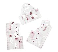 F Fityle Règle de Conception de Tissu Outils de modèle de Conception de Mode Fournitures de modèles de Couture - Règle de Conception Pratique pour la - 1:3