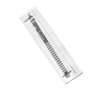 F Fityle Règle de coupe plate en cuir pour lanceur avec règle conique réglable, compacte, facile à utiliser, accessoires pour lanceurs d'extérieur