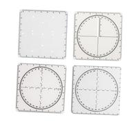 F Fityle Règle géométrique, pochoirs de dessin, outil de mesure, fonctions mathématiques multifonctions, modèles de mesure pour immeuble de bureaux, 4x