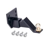 F Fityle Remorque Hitch Bracket RC Car Attachement réglable Récepteur léger pour 1:10 Échelle RC Toy Toy Accessoire, Noir