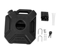 F Fityle Réservoir d'essence Portable pour, bidon d'essence Multifonctionnel, Robuste et, Noir, 3l