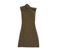 F Fityle Robe moulante à col 1/6, mini-robe d'été rétro miniature pour figurines féminines de 30 cm (12 pouces), accessoire de costume, Vert