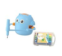 F Fityle Robot de dessin pour les enfants coordination de la main mignonne de peinture légère apprentissage machine de dessin de jouets pour 3 4 5 6 7 8 ans