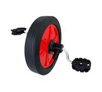 F Fityle Roue de Tricycle pour Enfants, Pneu de Rechange Antidérapant, Stable, Installation Facile, Assemblage de Roue de Tricycle, Pièces de Rechange pour Vélo Poussette Jouet, Roue Avant Rouge