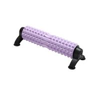 F Fityle Rouleau en Mousse, Outil de Massage Complet du Corps, Colonne de, Haute densité avec 4 ventouses pour l'entraînement de Fitness, de Pilates, Violet