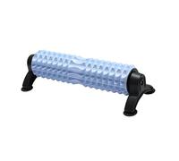 F Fityle Rouleau en Mousse, Outil de Massage Complet du Corps, Colonne de, Haute densité avec 4 ventouses pour l'entraînement de Fitness, de Pilates, Bleu