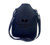 F Fityle Sac de pagaie de Pickleball, Housse de Raquette de Pickleball, Manchon de Raquette en néoprène, Sangle d'épaule détachable et réglable pour Les Sports, Noir