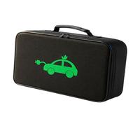 F Fityle Sacoche de Rangement pour câble de en Tissu Oxford imperméable, Grande capacité, Double Fermeture éclair, Accessoires Polyvalents, Organisateur, Couche Double