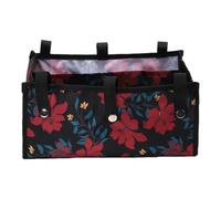 F Fityle Sacoche Rangement sous Siège pour Déambulateur, Pochette Fourre-tout Réutilisable, Panier Amovible en Oxford 600D, Accessoire Rangement pour Essentiels Femmes, Fleurs Petites