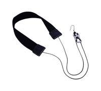 F Fityle Sangle de cou pour saxophone alto, rembourrée, élégante et réglable en longueur, idéale pour enfants et adultes, pour la pratique quotidienne. Cordon, Noir