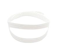 F Fityle Sangle Rechange en Silicone pour Masque plongée, Bandeau élastique Universel pour Lunettes Natation et Snorkeling, Blanc