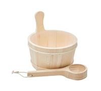 F Fityle Seau et louche de Sauna avec poignée, Cadeaux Professionnels Polyvalents, Accessoires de Sauna Portables, Seau d'eau pour centres de Spa, Maison